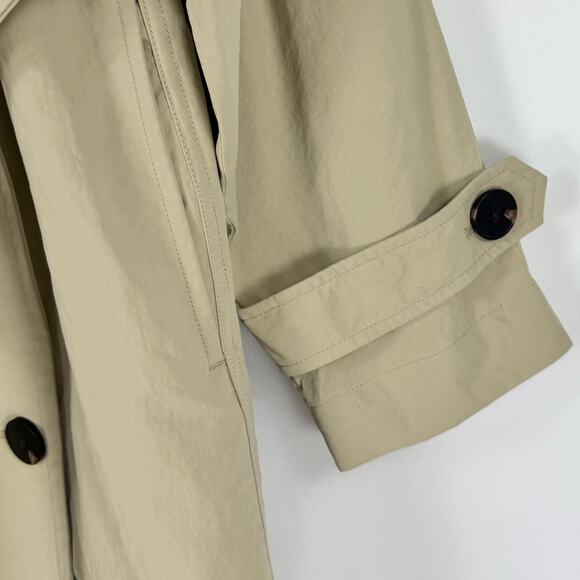 Everlane Women’s The ReNew Long Trench Coat XXS Khaki - Picture 9 of 16